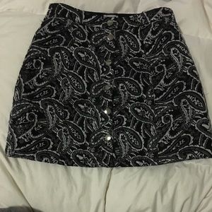 Urban Outfitters Snap-up mini skirt